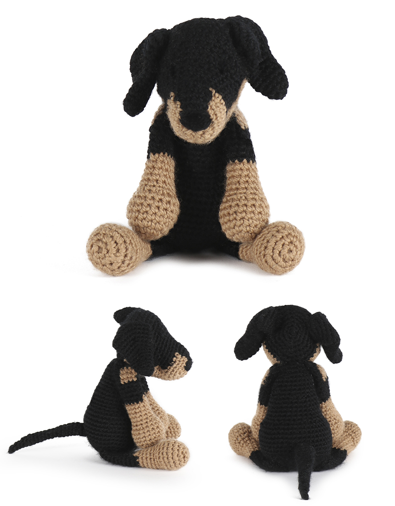 toft felicity the doberman amigurumi crochet animal